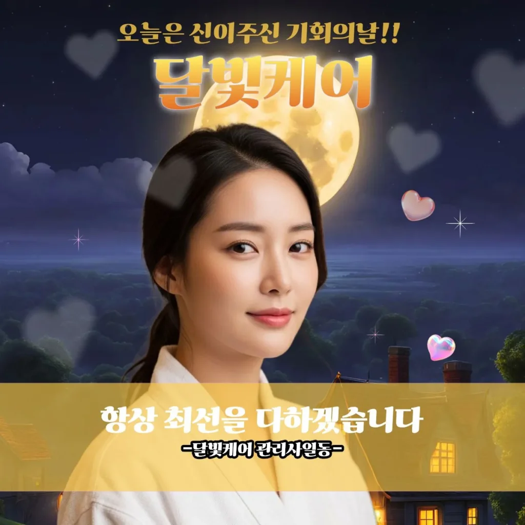 구의동 출장마사지 달빛케어 인증관리사