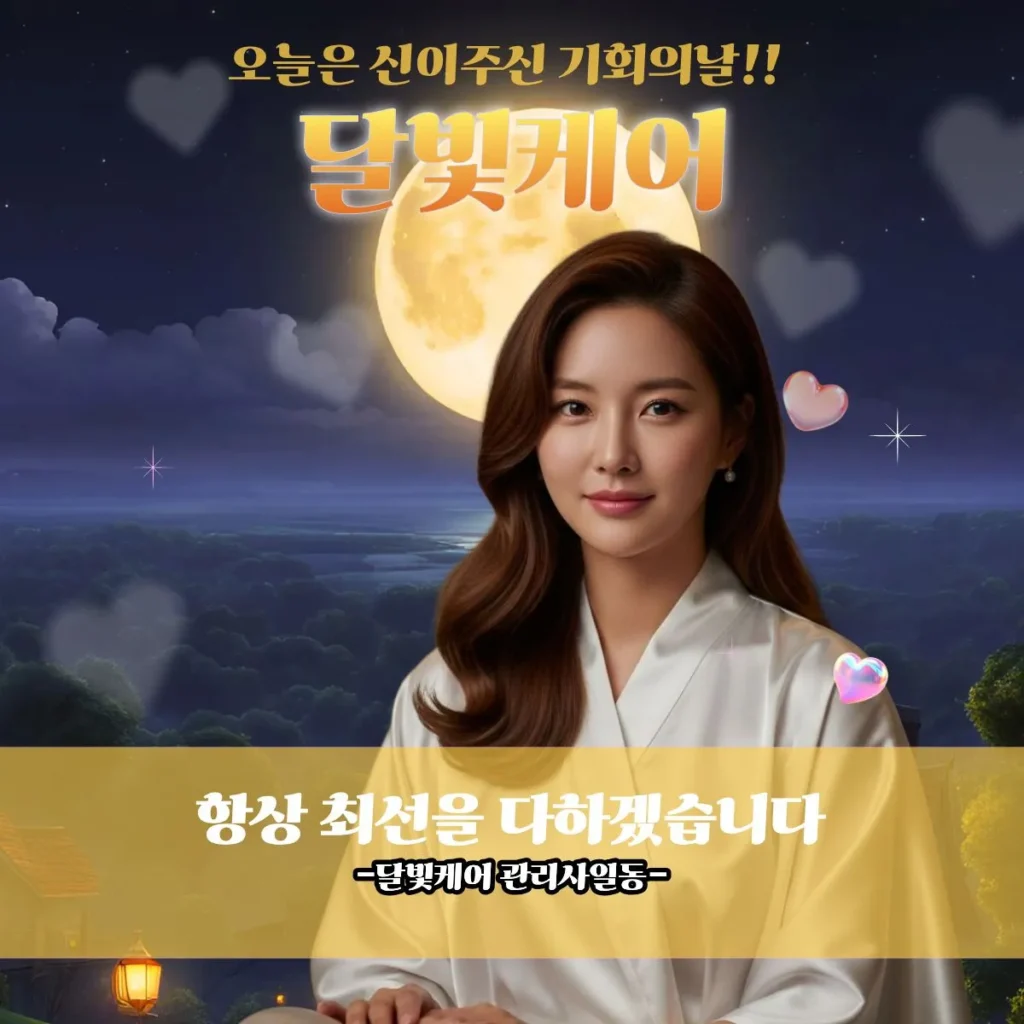 답십리 출장마사지 달빛케어 전문관리사