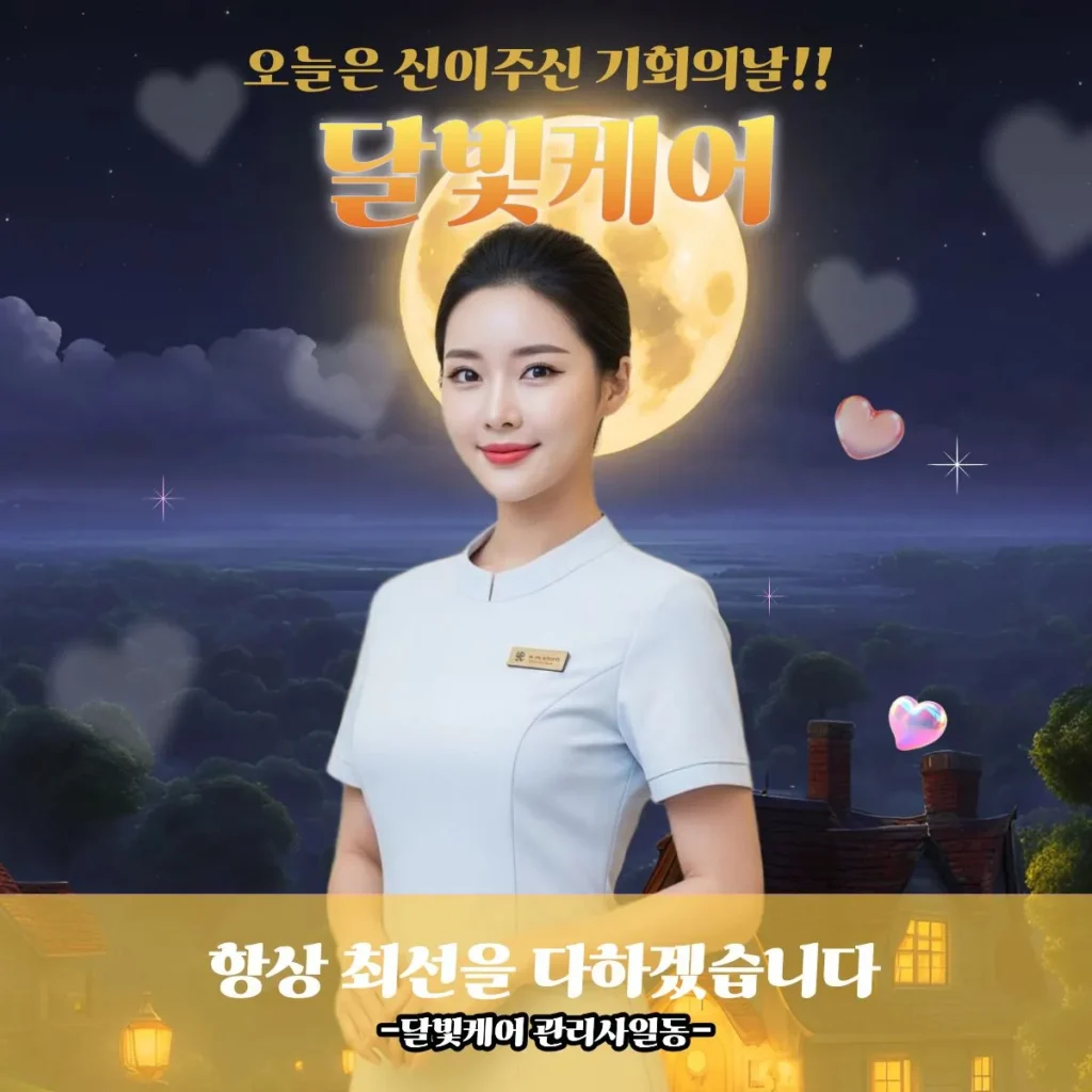 대조동 출장마사지 달빛케어 인증관리사