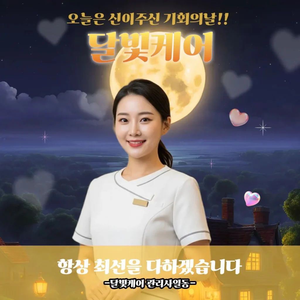 도선동 출장마사지 달빛케어 인증관리사