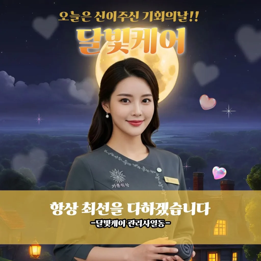 망우동 출장마사지 달빛케어 전문관리사