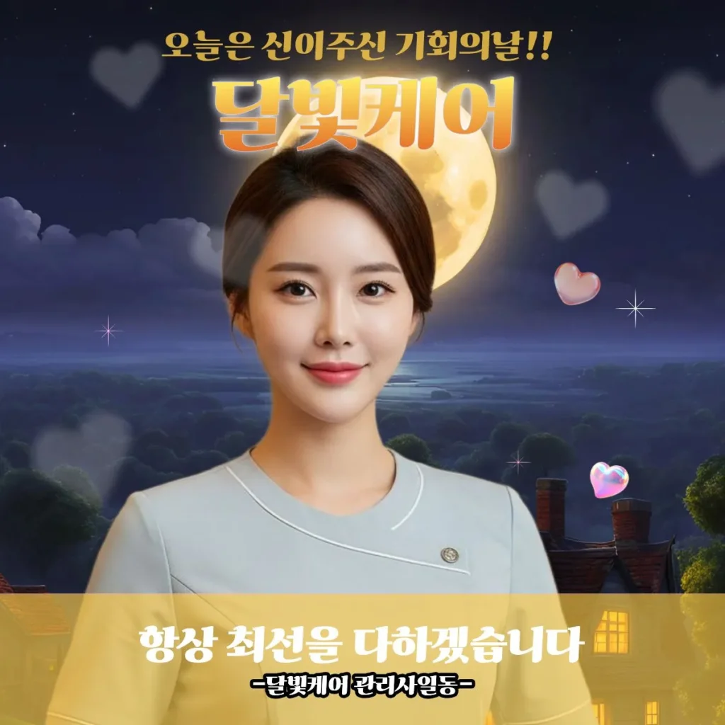 면목동 출장마사지 달빛케어 인증관리사