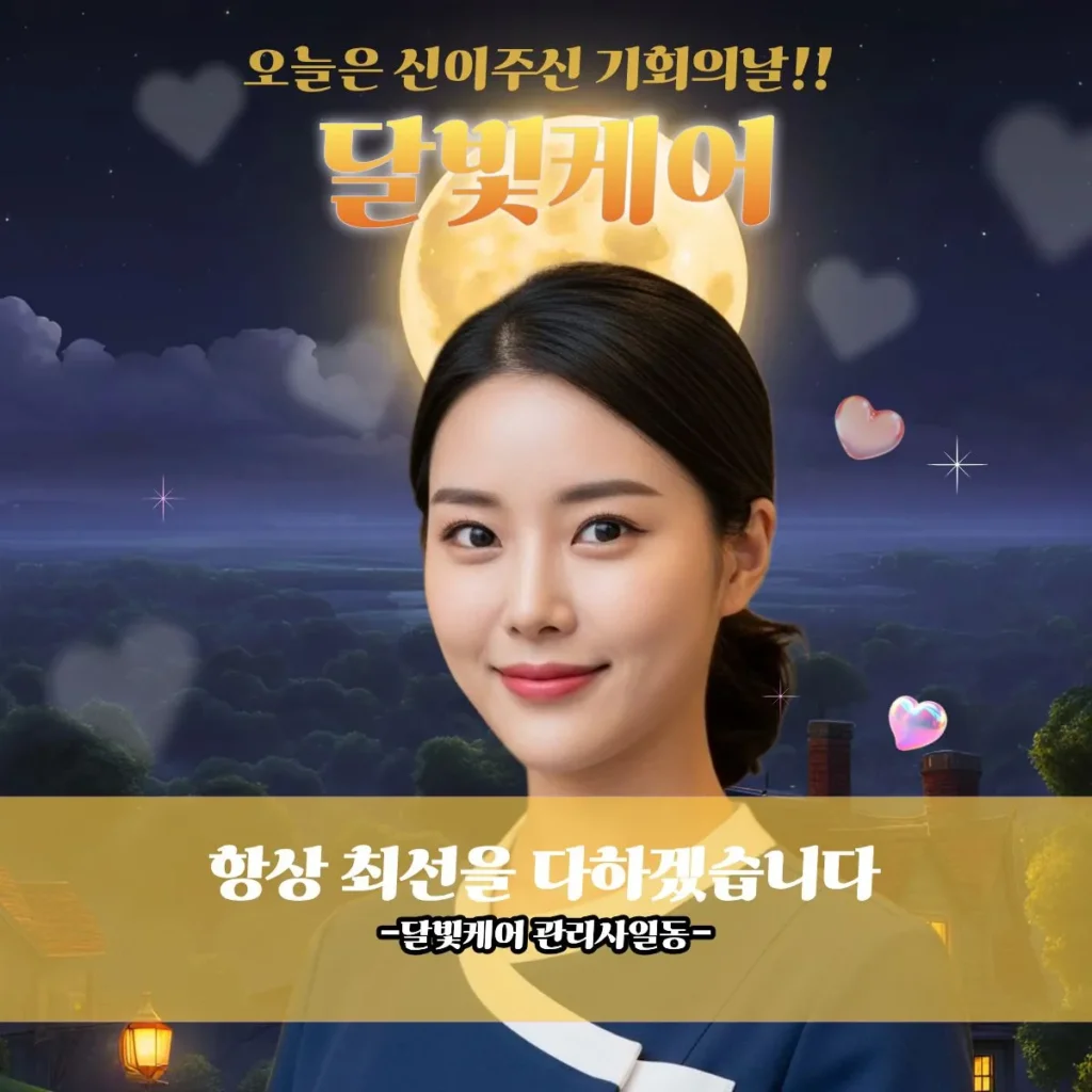 명일동 출장마사지 달빛케어 인증관리사