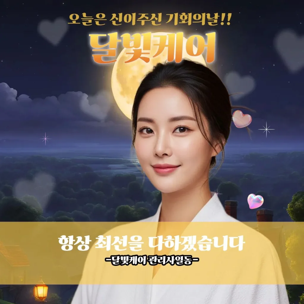 발산동 출장마사지 달빛케어 인증관리사