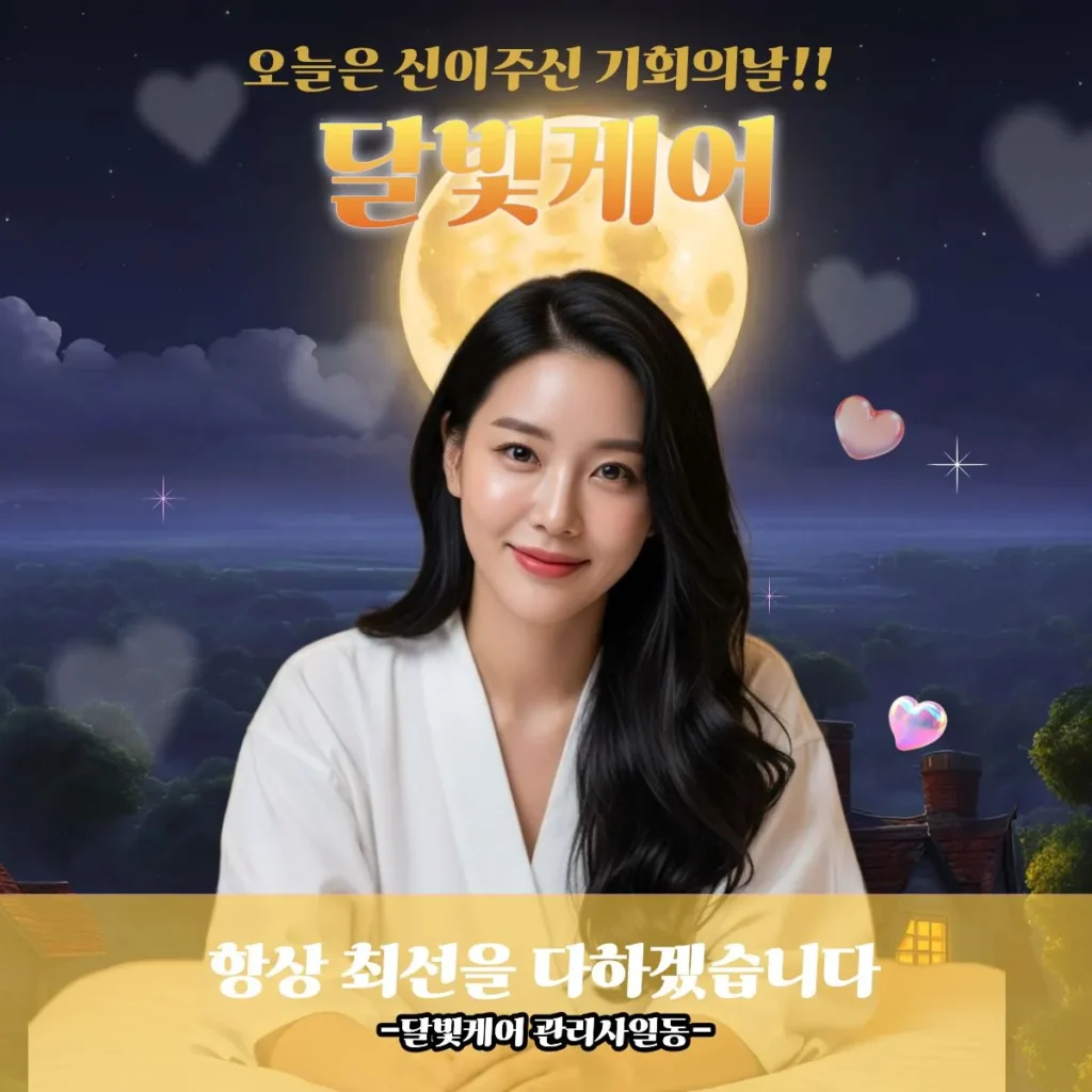 서초동 출장마사지 달빛케어 숙련관리사
