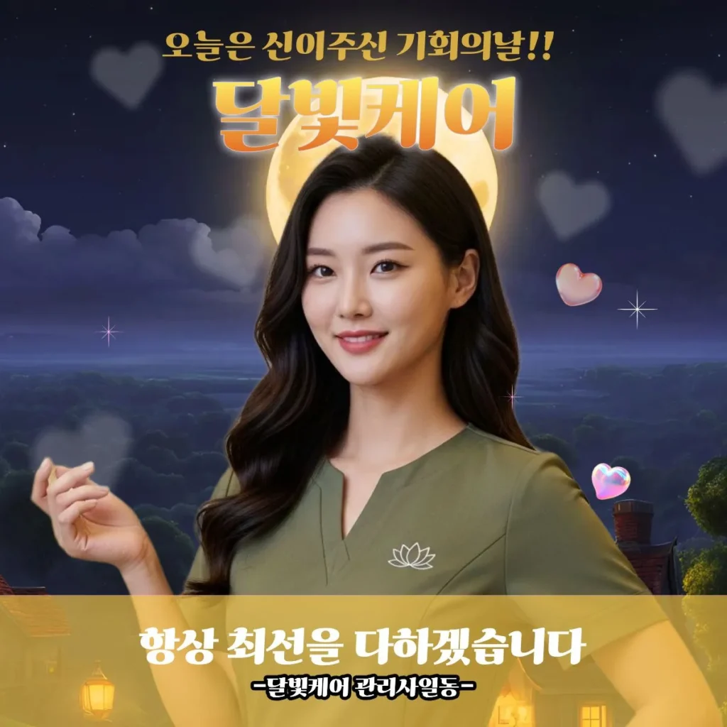 성동구 출장마사지 달빛케어 전문관리사