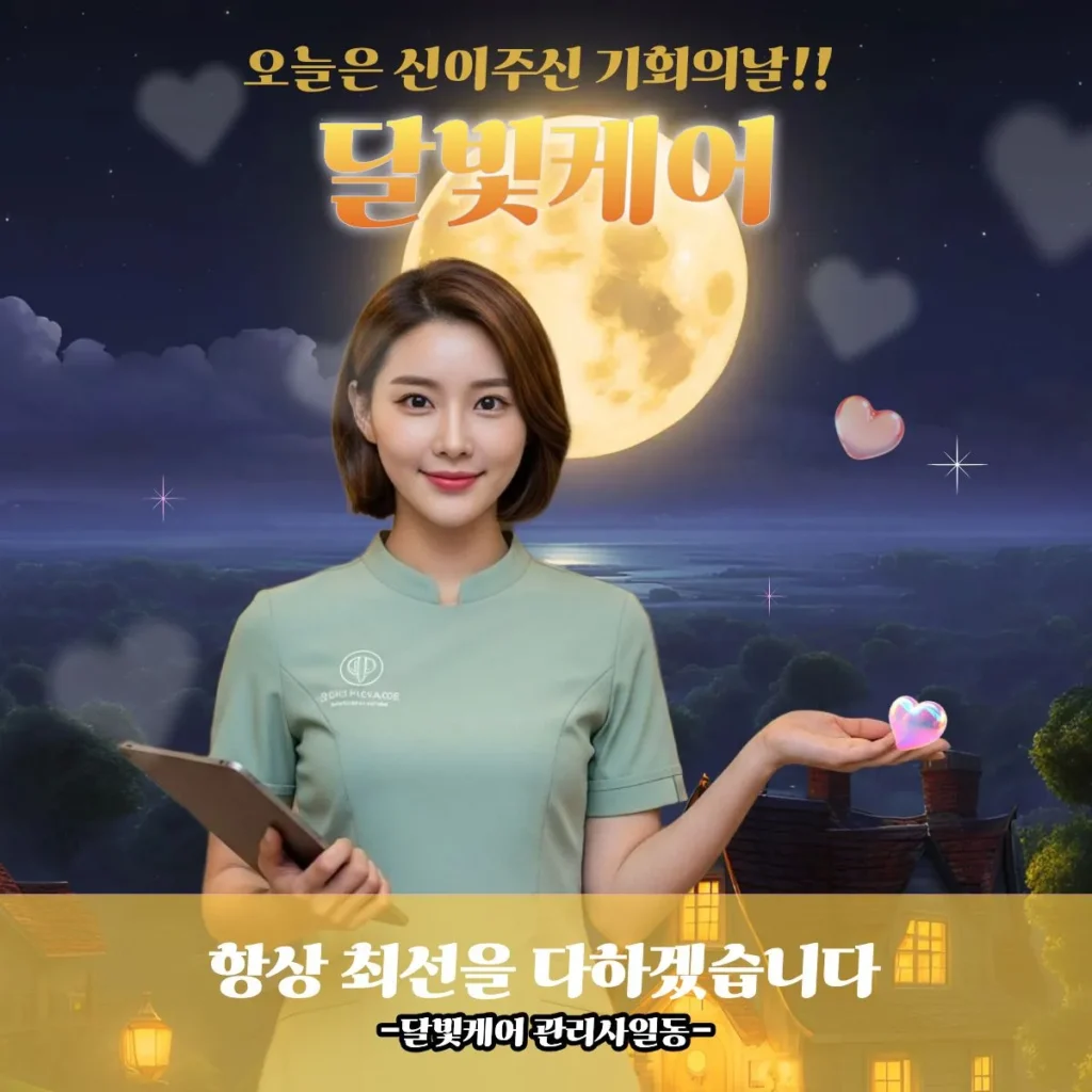 성북구 출장마사지 달빛케어 전문관리사
