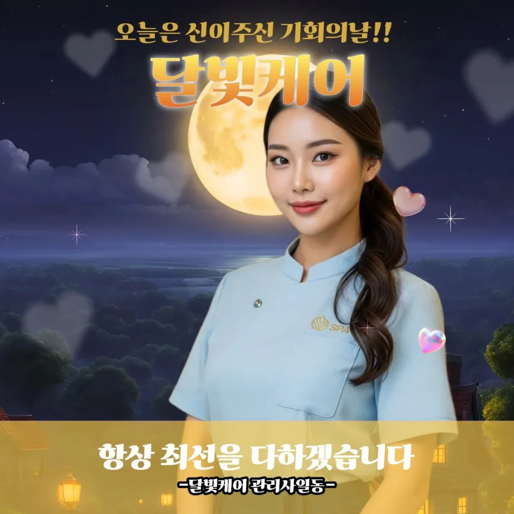 송도동 출장마사지 달빛케어 전문관리사