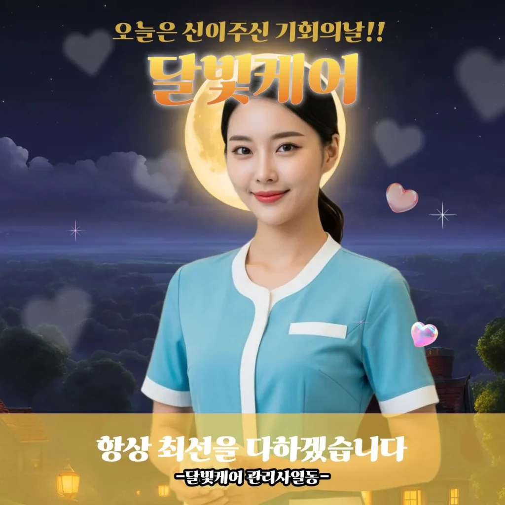신당동 출장마사지 달빛케어 인증관리사