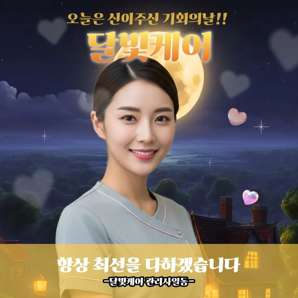 이촌동 출장마사지 달빛케어 인증관리사