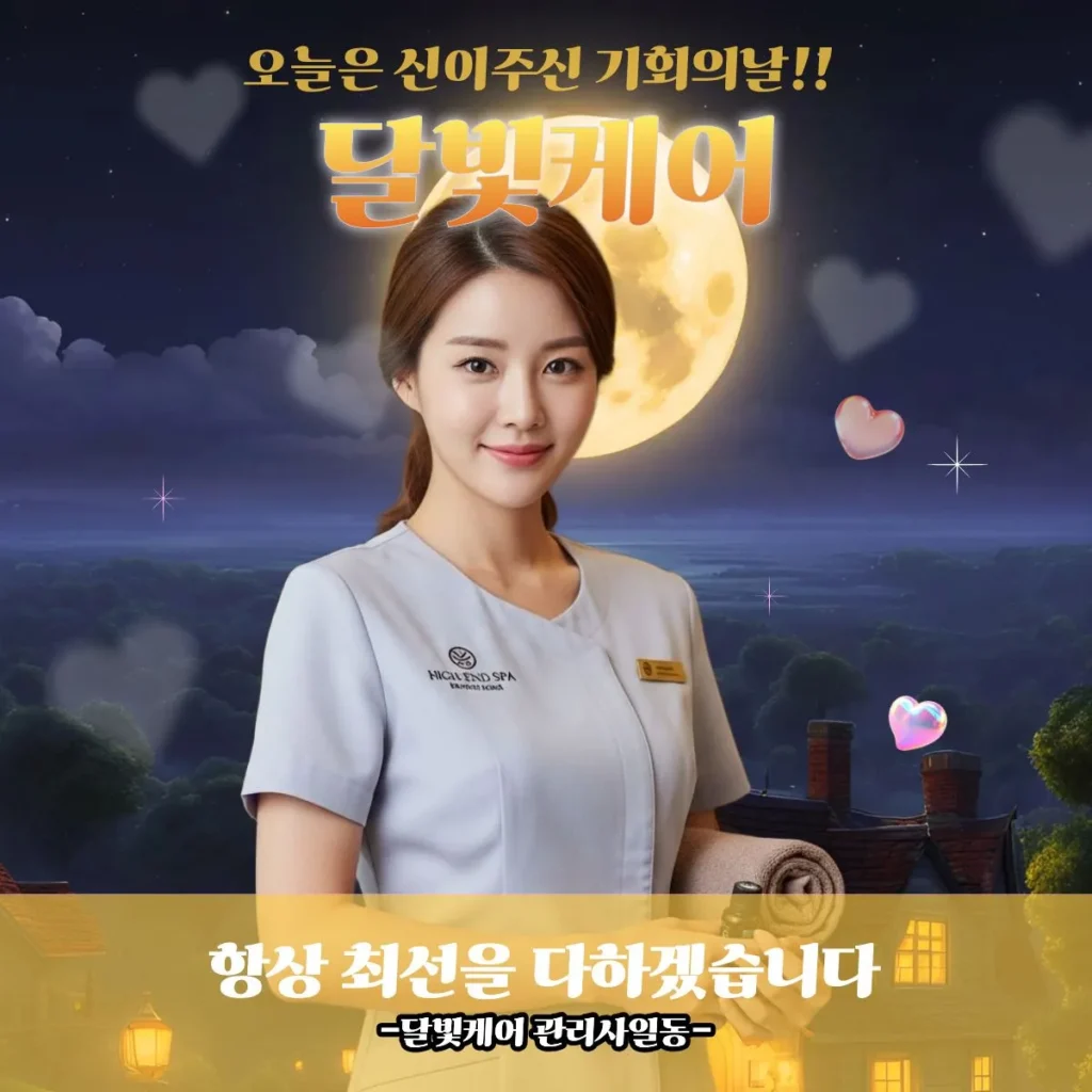 혜화동 출장마사지 달빛케어 베테랑관리사