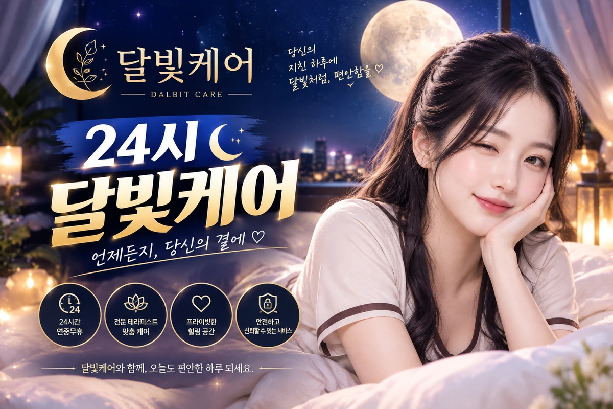 출장마사지 달빛케어 24시간 방문
